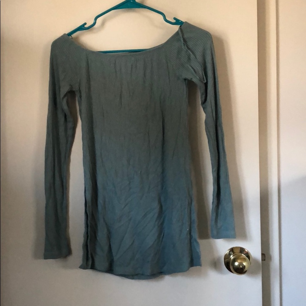 Long off the shoulder shirt